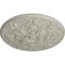 Ekena Millwork Baile Ceiling Medallion (Fits Canopies up to 6"), 31 1/4"OD x 2 1/4"P, Pot of Cream Crackle CM31BAPCC - alternate 2